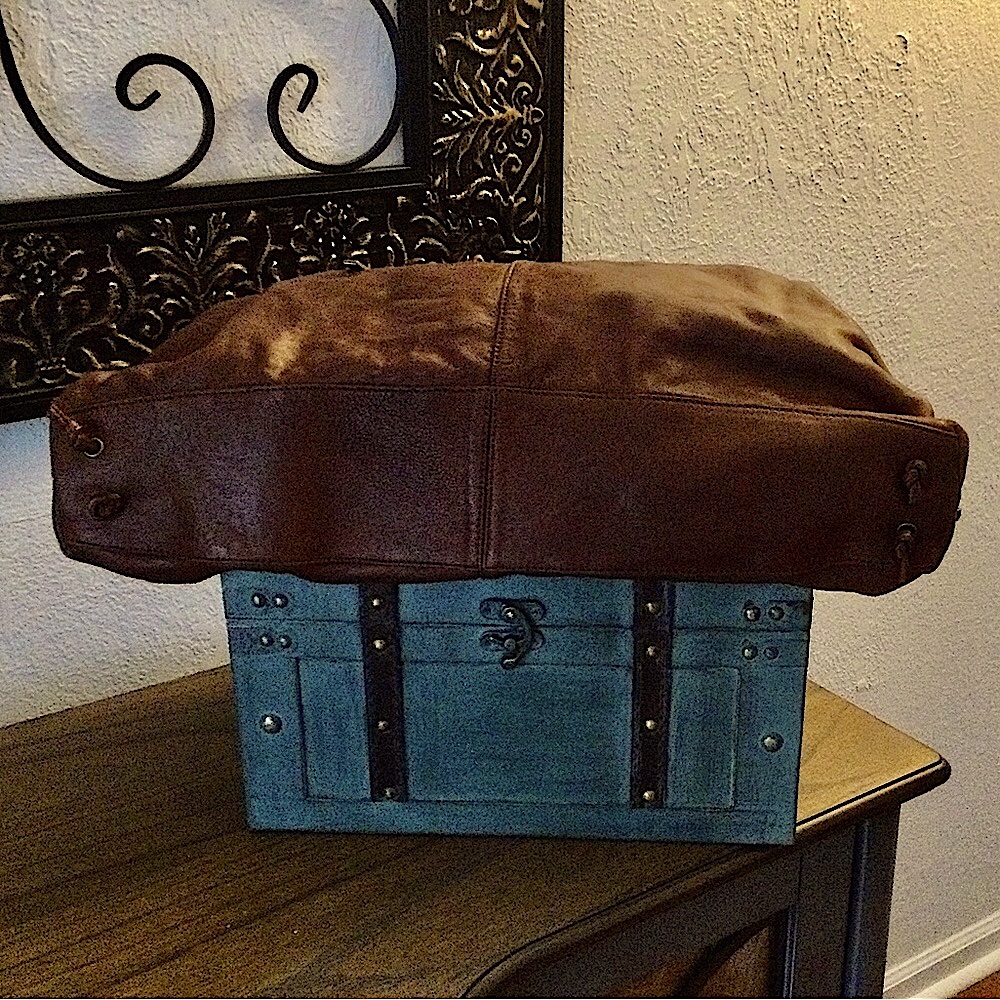 HOBO Lamb Leather Satchel - Picture 8 of 11